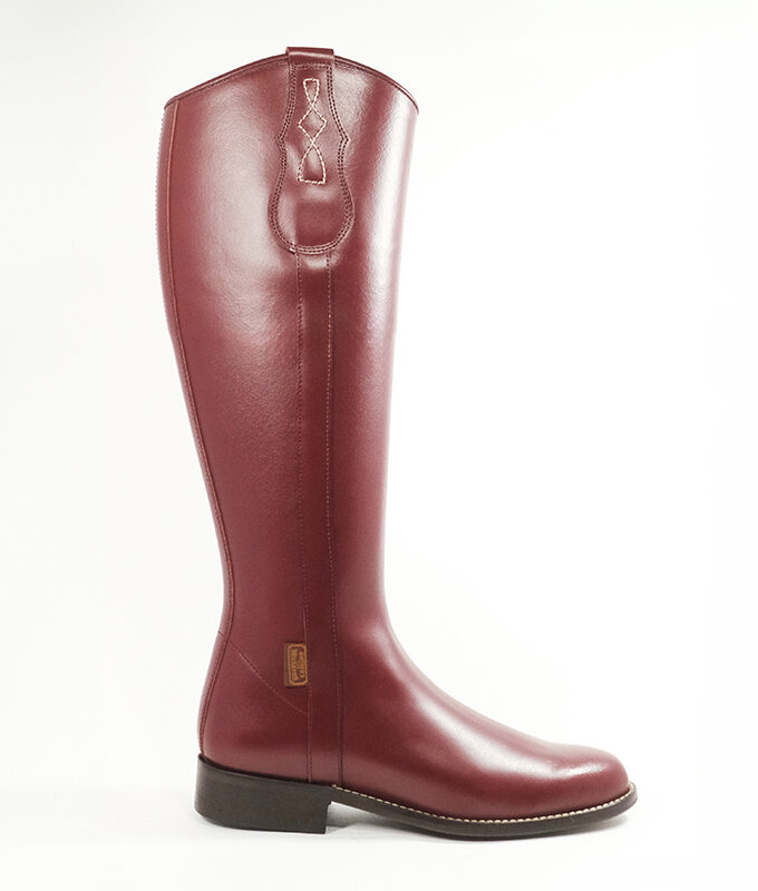 Bota equitación H-114A Burdeos